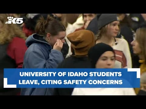 Many University of Idaho students leave campus after vigil