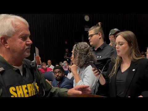 RAW VIDEO: Lauren Roberts removed from City-County Council meeting
