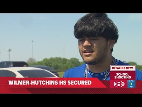 'He couldn't feel his leg no more' | Friend of Wilmer-Hutchins High School shooting victim speaks
