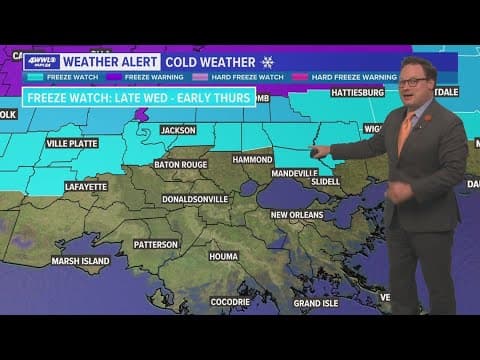 Weather: Patchy frost could form north of the lake Wednesday