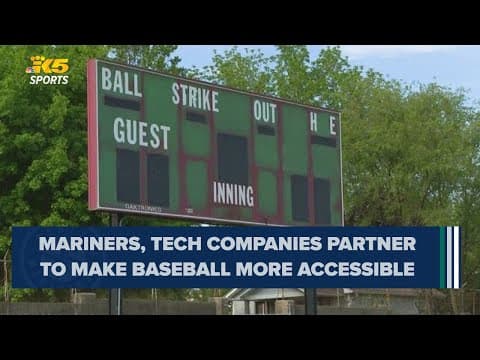 Mariners, local tech companies partner to make baseball, softball more accessible