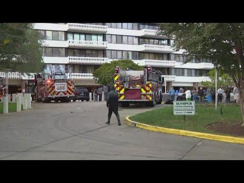 Firefighter and residents injured in apartment fire in Alexandria
