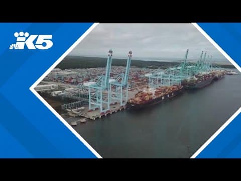 Tens of thousands of port workers on strike