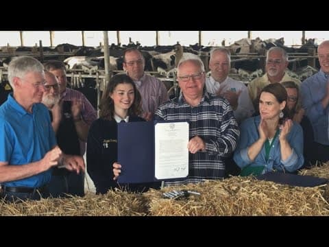 Walz, lawmakers tout aid for farmers in new bipartisan agriculture bill