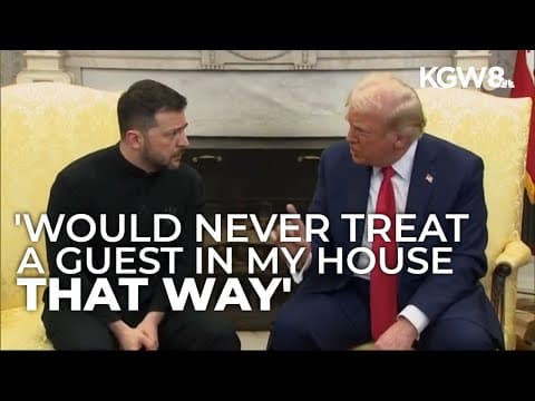 Portland nonprofit aiding Ukrainians reacts to Zelenskyy, Trump, JD Vance Oval Office meeting