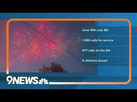 At least 6 people cited for fireworks violations in Denver