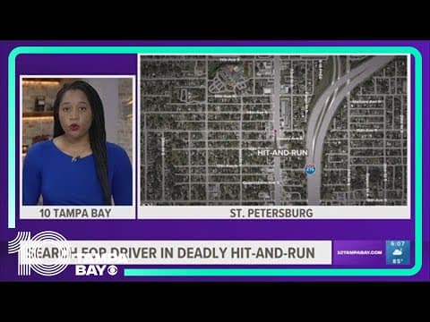 Police: 28-year-old woman dies after hit-and-run crash in St. Pete