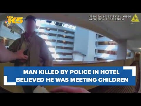 Man shot, killed by police in Tukwila hotel believed he was meeting 2 girls under 12 years old