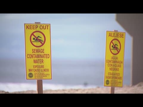Cross Border Sewage Crisis | Sewage flowing from Mexico impacts San Diego's South Bay for decades