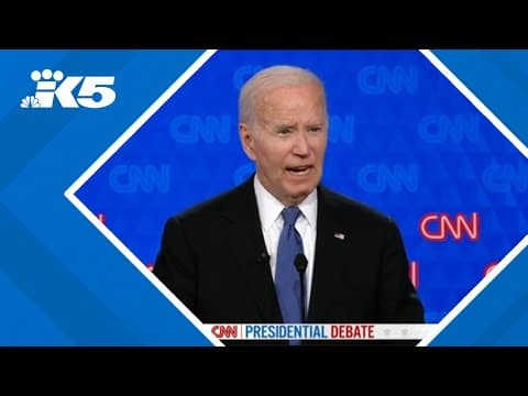 2024 presidential debate: Biden talks solving immigration, border security issues