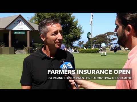 Torrey Pines prepares for 2026 Farmers Insurance Open Golf Tournament