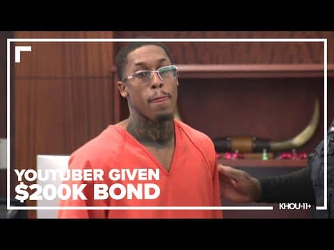 YouTube star accused of kidnapping 2 Houston women gets $200,000 bond
