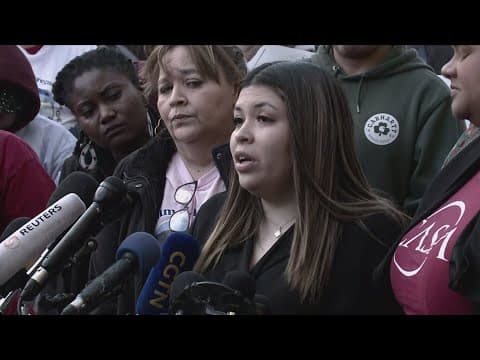 Full Remarks: Wife of man mistakenly deported speaks ahead of court hearing