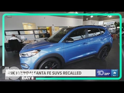 Some Hyundai Santa Fe SUVs are recalled for airbag issue