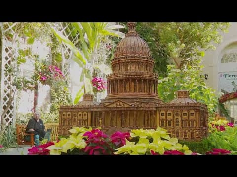 US Botanic Garden unveils holiday decorations
