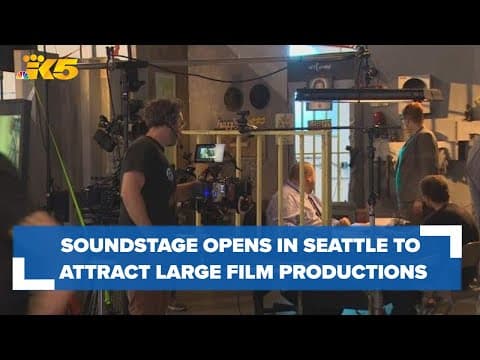 Soundstage aimed to attract large film productions opens in Seattle
