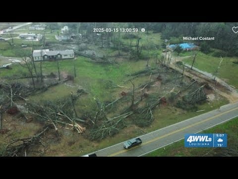 3 dead in Tylertown MS, 30 homes damaged in Kentwood, Louisiana