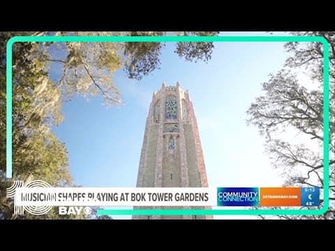 Musician shares what it's like playing at Bok Tower Gardens