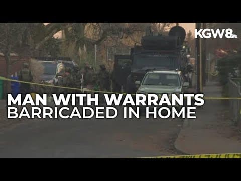 Portland police surround home after man with warrants attempts to escape