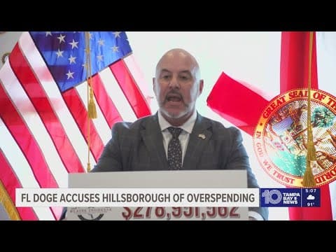 Florida CFO says he found nearly $279 Million of 'waste' in Hillsborough County spending