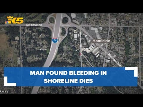 Homicide investigation in Shoreline