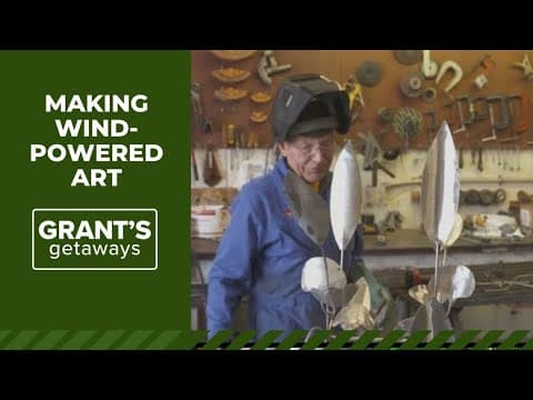 Creating magical art with 'wind spinners'