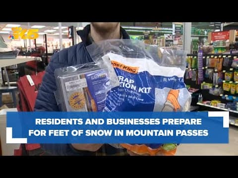 Drivers, local businesses preparing for feet of snow in western Washington mountain passes