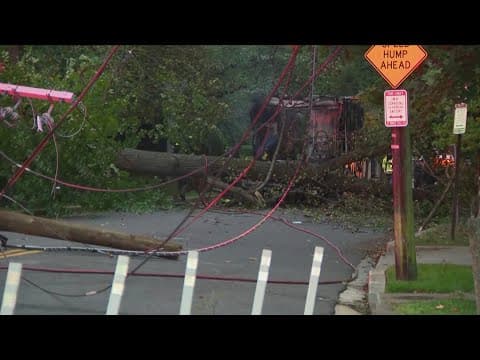Delivery truck engulfed in flames near US Naval Observatory