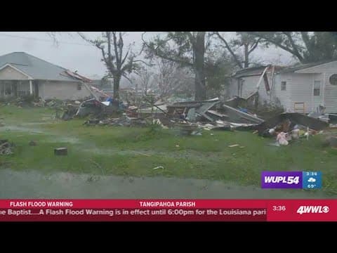 St. Charles Parish President Matthew Jewell gives an update on tornado damage