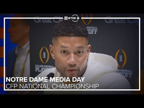 Notre Dame Media Day in Atlanta | CFP National Championship | Irish vs Buckeyes
