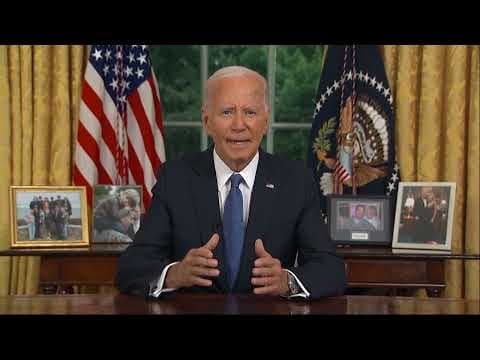 Joe Biden explains his decision to 'pass the torch' ending his 2024 candidacy
