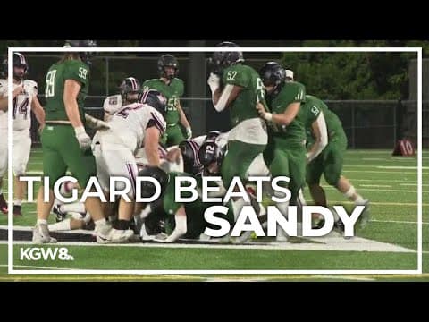 Tigard holds off Sandy | Friday Night Football