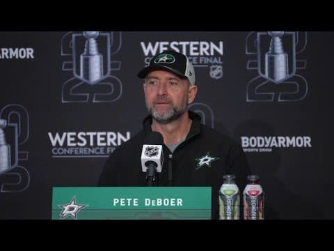 Dallas Stars vs. Edmonton Oilers: Stars Head Coach Pete DeBoer speaks ahead of Game 4 (5.27.25)