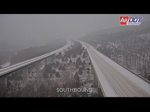 Cold front arrives in Arkansas