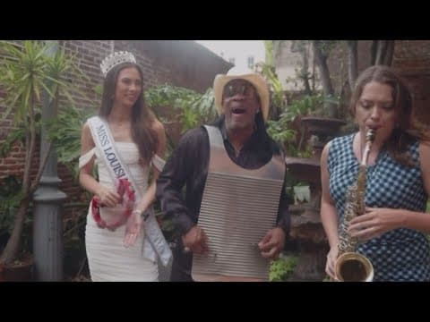 Jam session with Rockin' Dopsie and Miss Louisiana