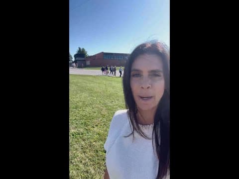 Gov. Mike Braun visits National Guard Armory