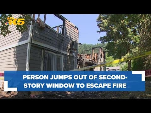 One person jumps to safety to escape apartment fire in Sumner
