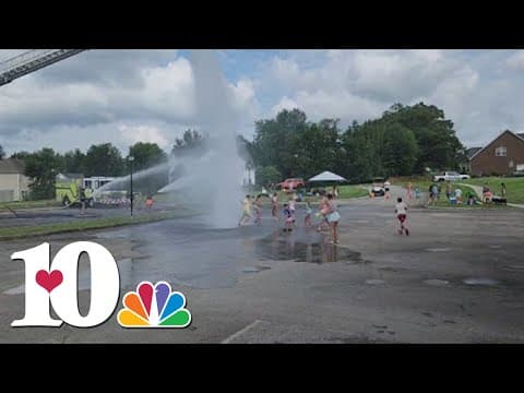 Rural Metro beats the heat with a water fight