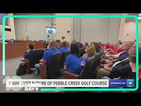 Residents weigh in on Pebble Creek Golf Course redevelopment plans