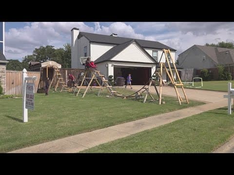 North Texas dad spends summer with kids building front yard rollercoaster