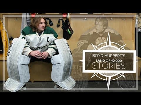 High school goalie takes senior photo with late grandpa, also a goalie
