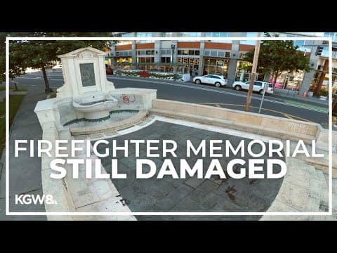 Vandals continue to steal name plates from a Southwest Portland firefighter