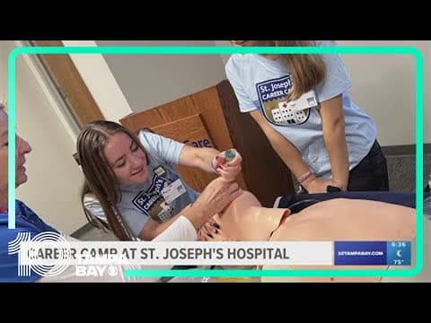 Local hospital working with high schoolers to inspire them to work in the field