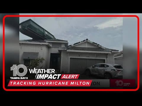 Photo shows home damaged by tornado in Palm Beach County