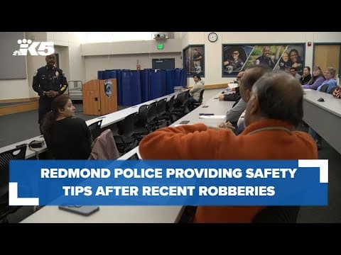 Redmond police providing safety tips after recent string of home burglaries