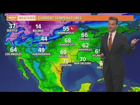 Weather: Staying warm until big cold front next week