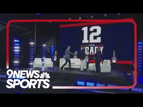 Peyton Manning surprises Tom Brady at Hall of Fame induction