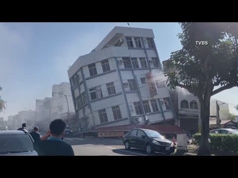 Powerful 7.4-magnitude earthquake in Taiwan and Japan leaves 9 dead, at least 70 trapped in two tunn