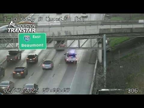 Another truck's load hits Houston Avenue Bridge on I-10