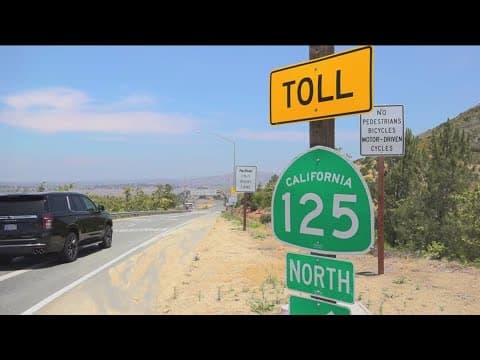 Elected officials in South Bay call for end of State Route 125 tolls